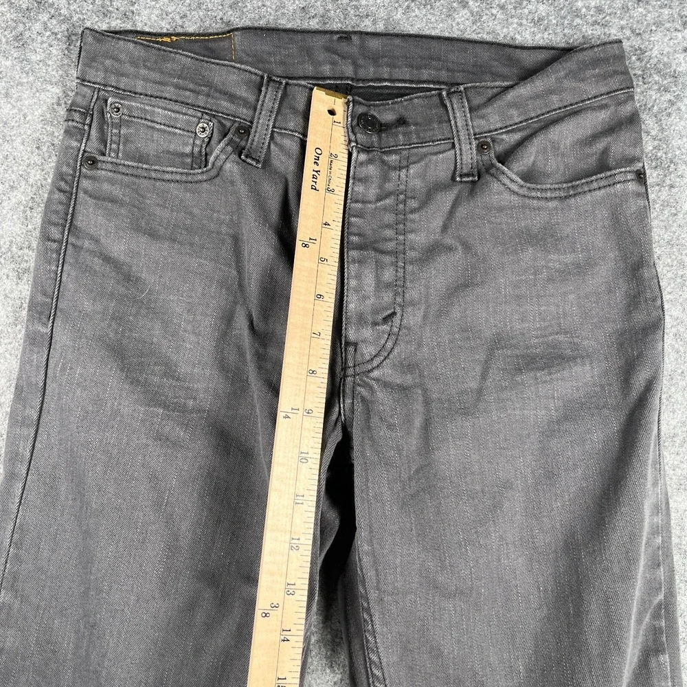 Levis Jeans Men's 30x32 511 Slim Straight Leg Stretch Gray‎ Denim Pants